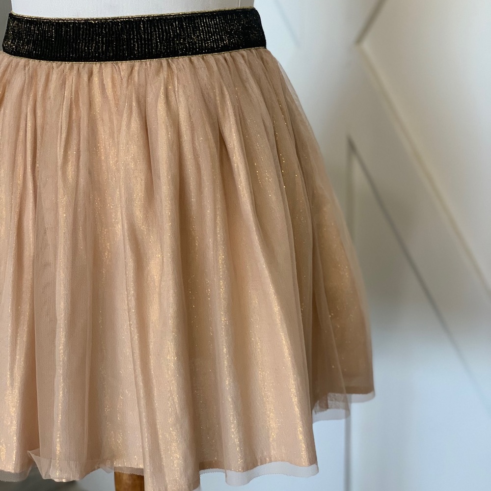 Blush pink tulle mini skirt - Picture 4 of 12